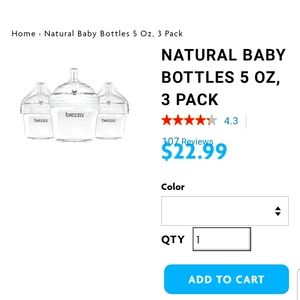 Baby Brezza Bottles